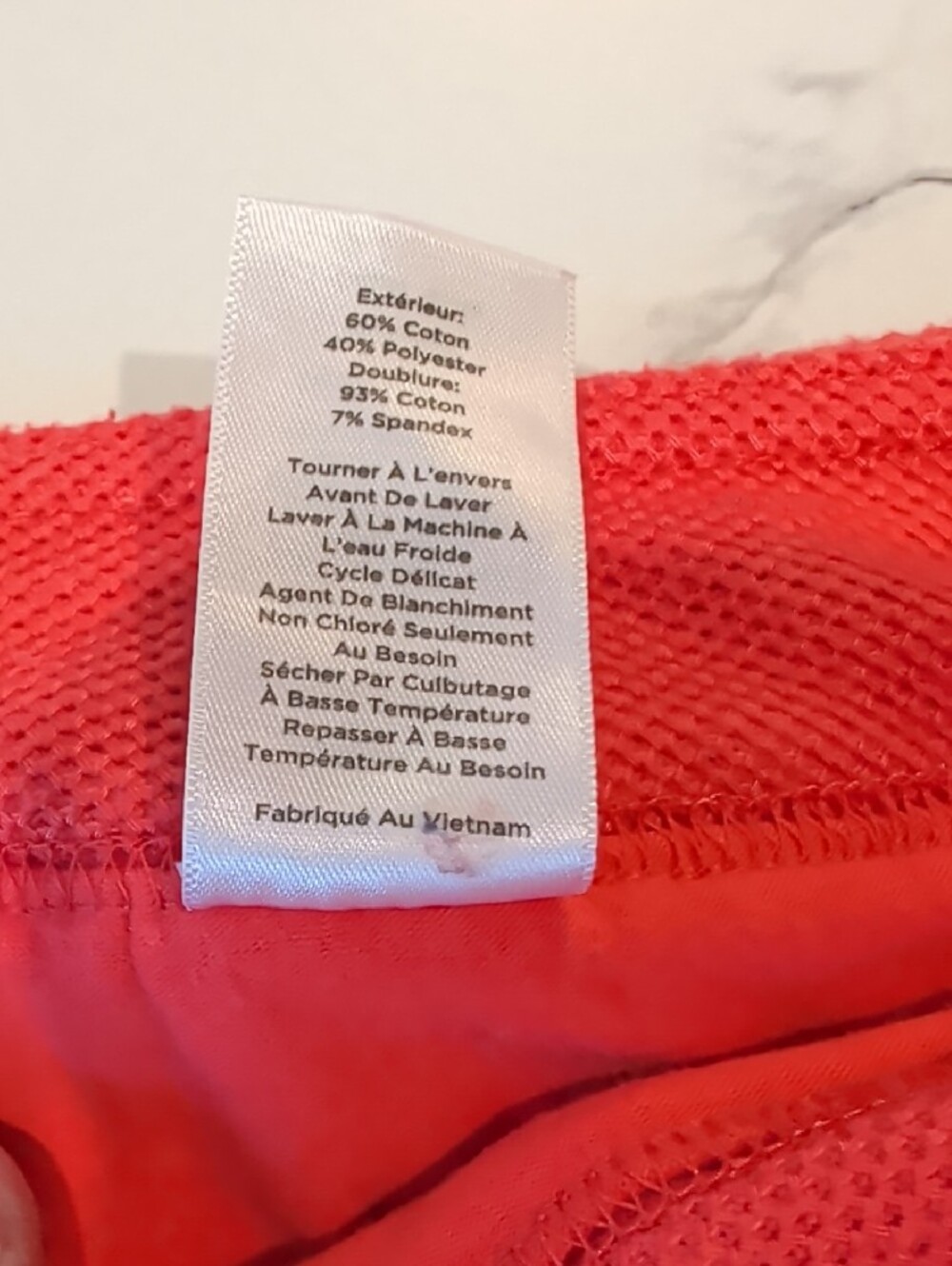 HELLO SATURDAY TALBOTS Pre-Owned Size XL Red Knit Skort With Pockets - Picture 8 of 10